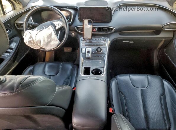 5NMS54AL4NH395009 2022 HYUNDAI SANTA FE CALLIGRAPHY Blue Dashboard view