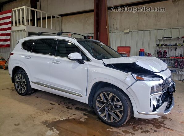 5NMS54AL5PH614949 2023 HYUNDAI SANTA FE CALLIGRAPHY White Przód prawy