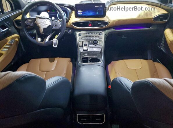 5NMS54AL5PH614949 2023 HYUNDAI SANTA FE CALLIGRAPHY White Widok deski rozdzielczej