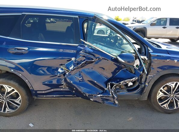 5NMS5CAAXLH206787 2020 HYUNDAI SANTA FE Blue Вид спереду