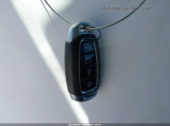 5NMS5CAAXLH206787 2020 HYUNDAI SANTA FE Blue Вид панелі приладів