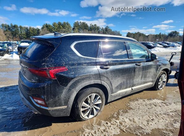 5NMS5CAD6KH039210 2019 HYUNDAI SANTA Black Задня права чверть