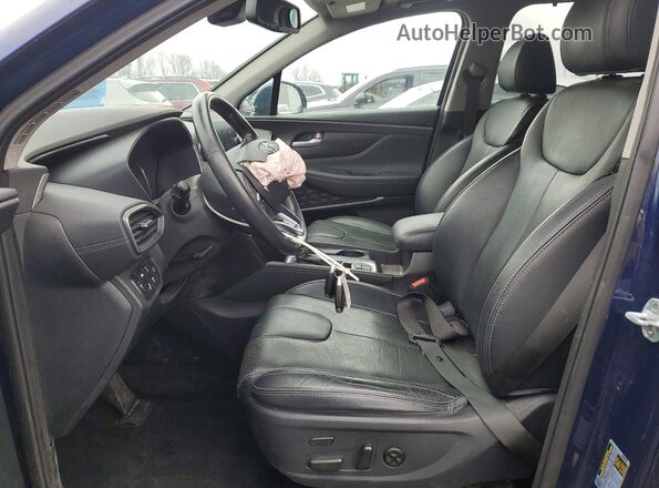 5NMS5CAD7KH102279 2019 HYUNDAI SANTA Blue Vista interior delantera