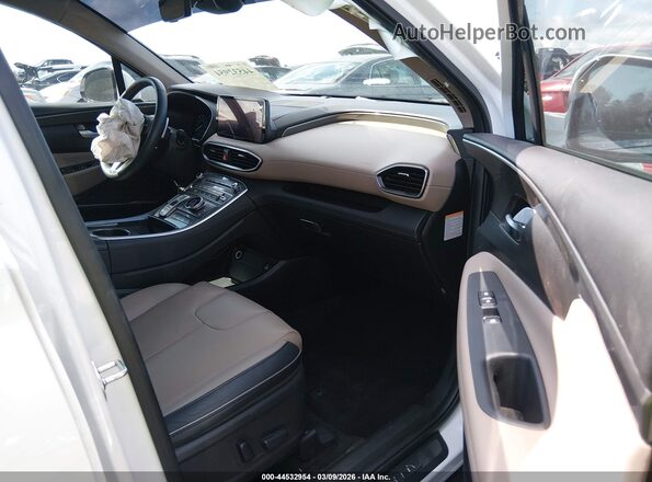 5NMS5DA13PH013568 2023 HYUNDAI SANTA FE HYBRID White Front interior view