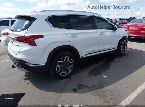 5NMS5DA13PH013568 2023 HYUNDAI SANTA FE HYBRID White Rear right