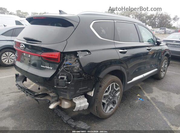 5NMS5DA15PH002202 2023 HYUNDAI SANTA FE HYBRID Black Rear right