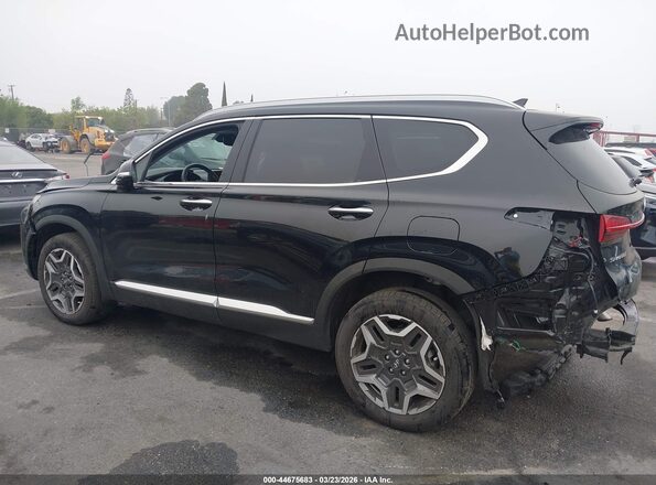 5NMS5DA15PH002202 2023 HYUNDAI SANTA FE HYBRID Black 360 interior view