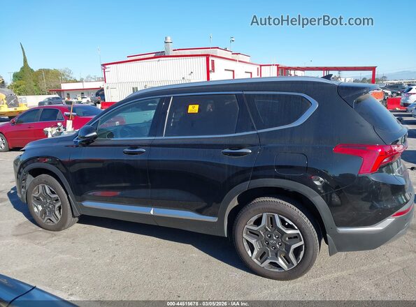 5NMS5DA17PH006459 2023 HYUNDAI SANTA FE HYBRID Black Vista interior trasera