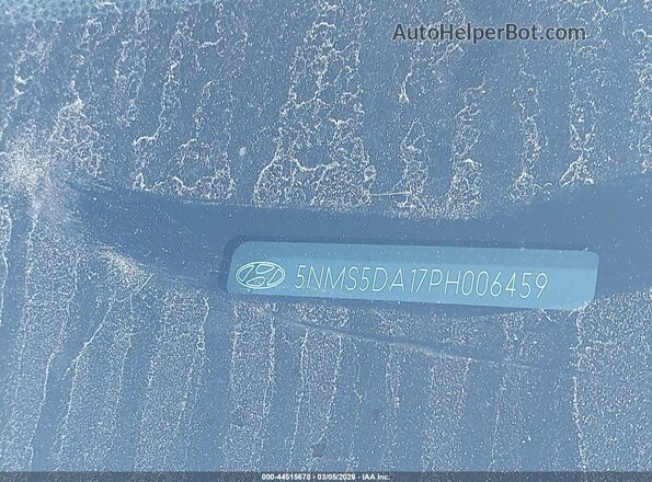 5NMS5DA17PH006459 2023 HYUNDAI SANTA FE HYBRID Black Vista del compartimento del motor