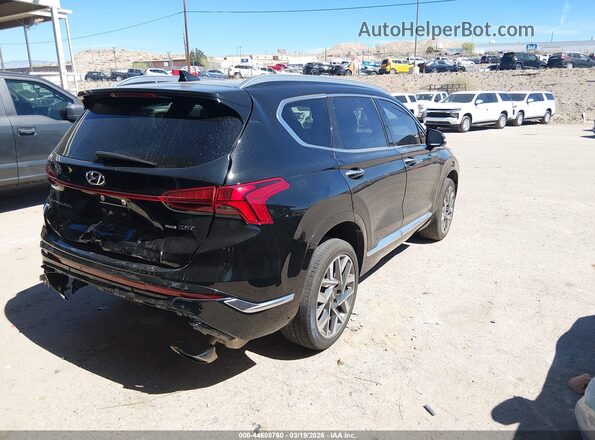 5NMS5DAL1PH488850 2023 HYUNDAI SANTA FE CALLIGRAPHY Black Задня права чверть