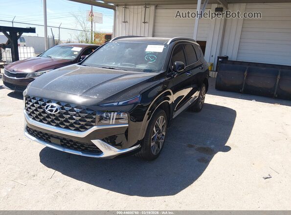 5NMS5DAL1PH488850 2023 HYUNDAI SANTA FE CALLIGRAPHY Black Передня ліва чверть