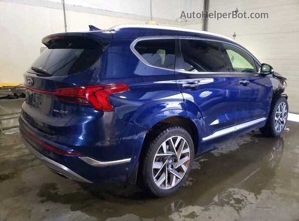 5NMS5DAL2NH464022 2022 HYUNDAI SANTA FE CALLIGRAPHY Blue უკანა მარჯვენა