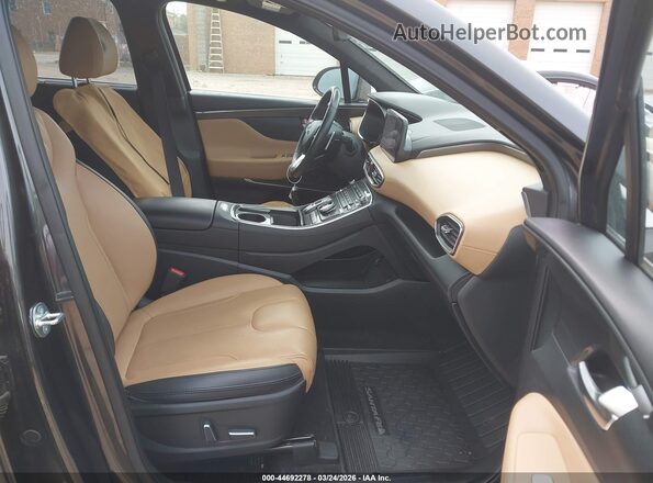 5NMS5DAL4PH597173 2023 HYUNDAI SANTA FE CALLIGRAPHY Gray Вид салону спереду