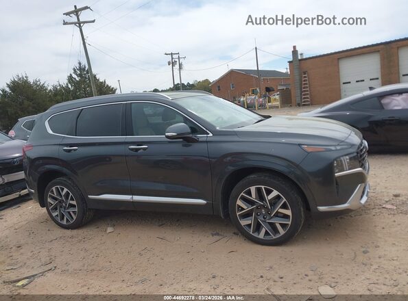 5NMS5DAL4PH597173 2023 HYUNDAI SANTA FE CALLIGRAPHY Gray Вид задньої частини салону