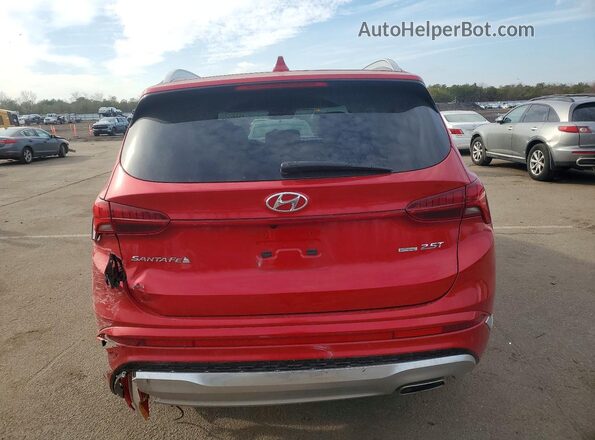 5NMS5DAL6NH439723 2022 HYUNDAI SANTA FE CALLIGRAPHY Red Vista trasera