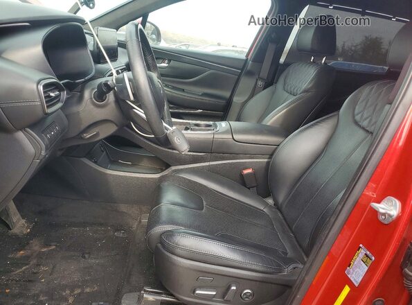 5NMS5DAL6NH439723 2022 HYUNDAI SANTA FE CALLIGRAPHY Red Vista interior delantera