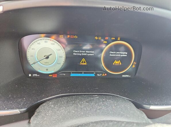 5NMS5DAL7NH379080 2022 HYUNDAI SANTA FE CALLIGRAPHY Silver Instrument cluster view
