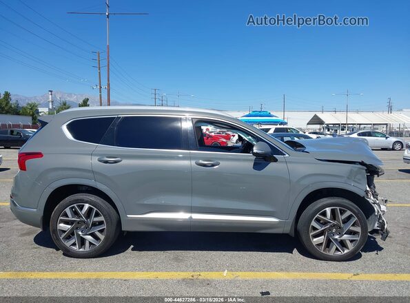 5NMS5DAL7NH480670 2022 HYUNDAI SANTA FE CALLIGRAPHY Gray სალონის 360-გრადუსიანი ხედი