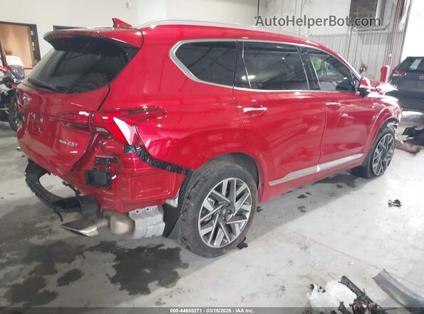 5NMS5DALXPH556515 2023 HYUNDAI SANTA FE CALLIGRAPHY Red Trasero derecho