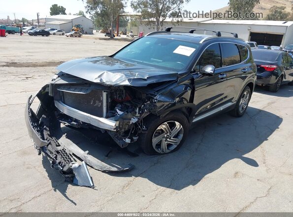 5NMS64AJ2NH412983 2022 HYUNDAI SANTA FE Gray Vista tres cuartos delantera izquierda
