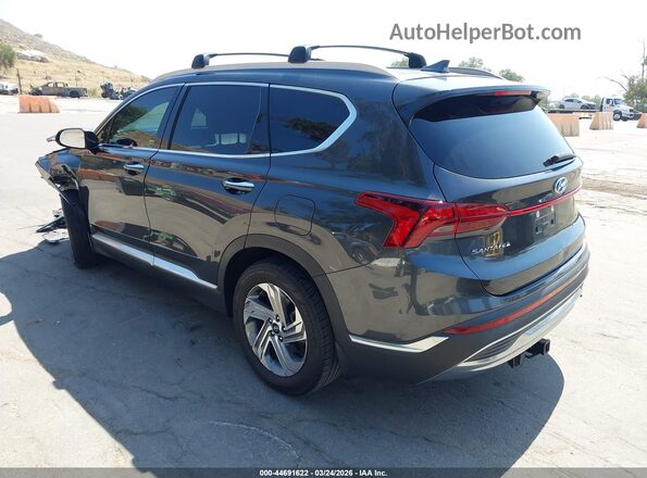 5NMS64AJ2NH412983 2022 HYUNDAI SANTA FE Gray Trasero izquierdo