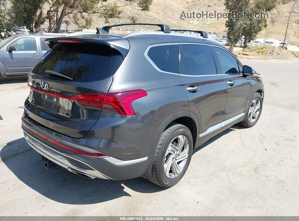 5NMS64AJ2NH412983 2022 HYUNDAI SANTA FE Gray Trasero derecho