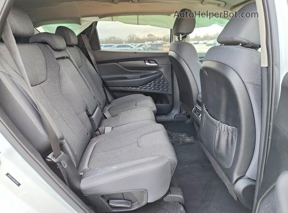 5NMS64AJ8MH339102 2021 HYUNDAI SANTA White Vista interior trasera