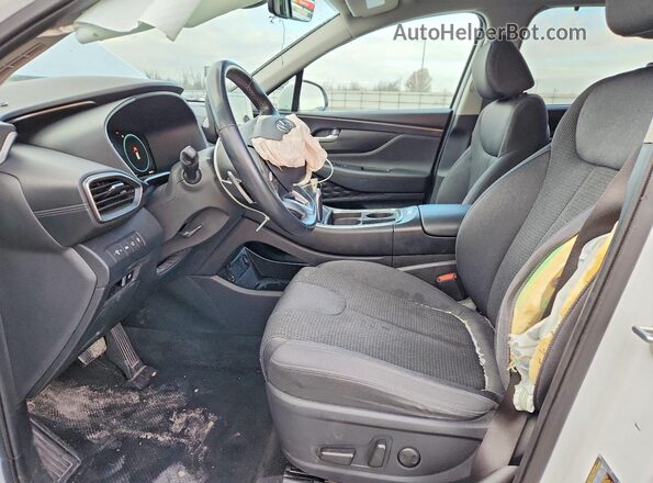 5NMS64AJ8MH339102 2021 HYUNDAI SANTA White Vista interior delantera