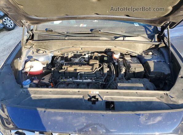 5NMS64AJ8MH340069 2021 HYUNDAI SANTA Blue Widok komory silnika