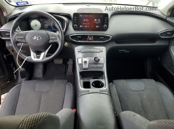 5NMS64AJ8MH354229 2021 HYUNDAI SANTA Black Առջևի վահանակի տեսք