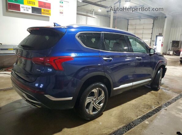 5NMS6DAJ5MH352146 2021 HYUNDAI SANTA Blue Հետևի աջ