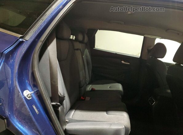 5NMS6DAJ5MH352146 2021 HYUNDAI SANTA Blue Սալոնի հետևի տեսք