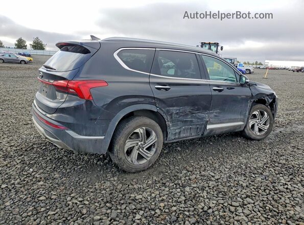 5NMS6DAJ6MH352897 2021 HYUNDAI SANTA Черный Задняя правая четверть