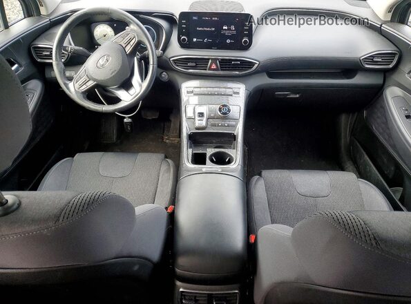 5NMS6DAJ6MH352897 2021 HYUNDAI SANTA Черный Вид панели приборов