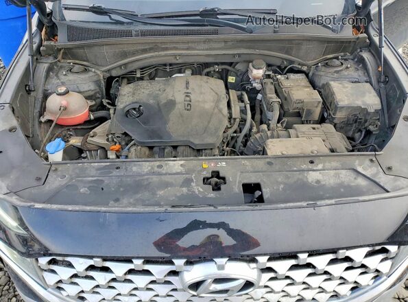5NMS6DAJ6MH352897 2021 HYUNDAI SANTA Черный Вид подкапотного пространства