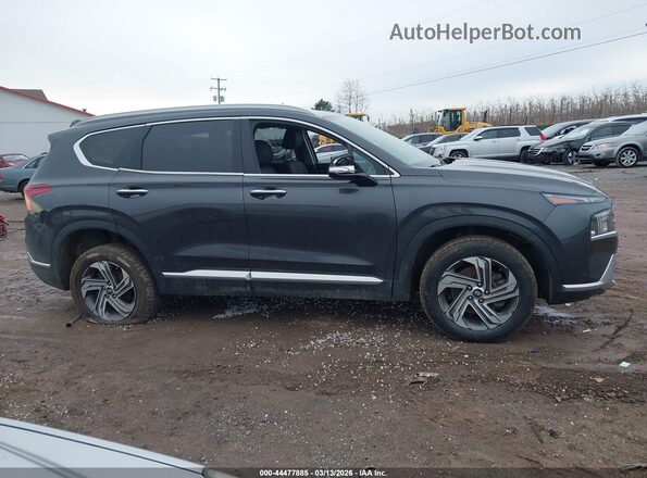 5NMS6DAJ8MH346888 2021 HYUNDAI SANTA FE Gray Vista interior trasera