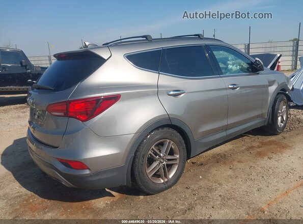 5NMZU3LB1JH063281 2018 HYUNDAI SANTA FE SPORT Silver Հետևի աջ