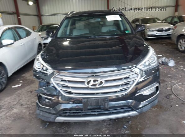 5NMZUDLB3HH008668 2017 HYUNDAI SANTA FE SPORT Black Вид щитка приладів