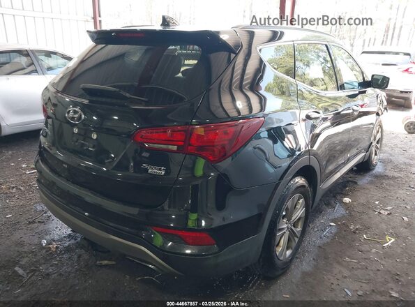 5NMZUDLB3HH008668 2017 HYUNDAI SANTA FE SPORT Black Задня права чверть