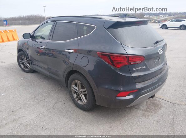 5NMZUDLB5HH026685 2017 HYUNDAI SANTA FE SPORT Navy Задняя левая четверть
