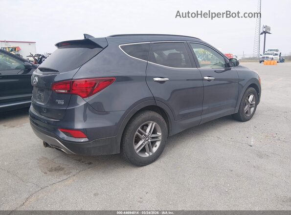 5NMZUDLB5HH026685 2017 HYUNDAI SANTA FE SPORT Navy Задняя правая четверть