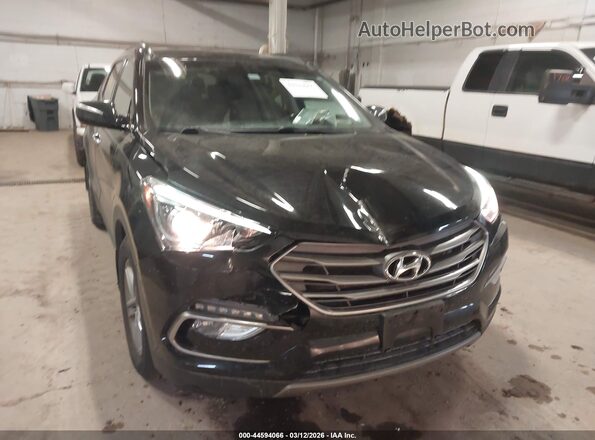 5NMZUDLB6JH077814 2018 HYUNDAI SANTA FE SPORT Black 