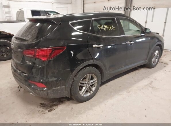 5NMZUDLB6JH077814 2018 HYUNDAI SANTA FE SPORT Black 