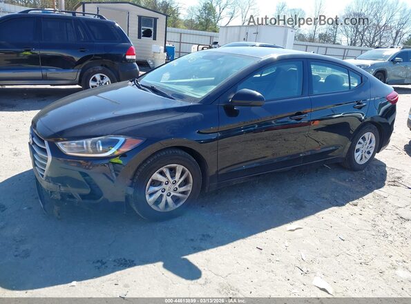 5NPD74LF0JH363455 2018 HYUNDAI ELANTRA Black Передня ліва чверть