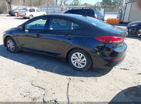 5NPD74LF0JH363455 2018 HYUNDAI ELANTRA Black Задня ліва чверть