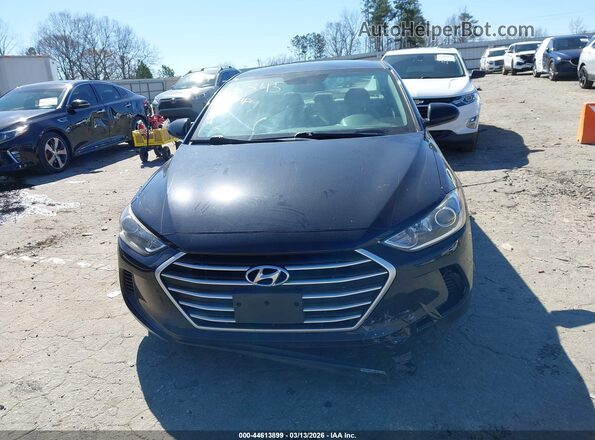 5NPD74LF0JH363455 2018 HYUNDAI ELANTRA Black Вид щитка приладів