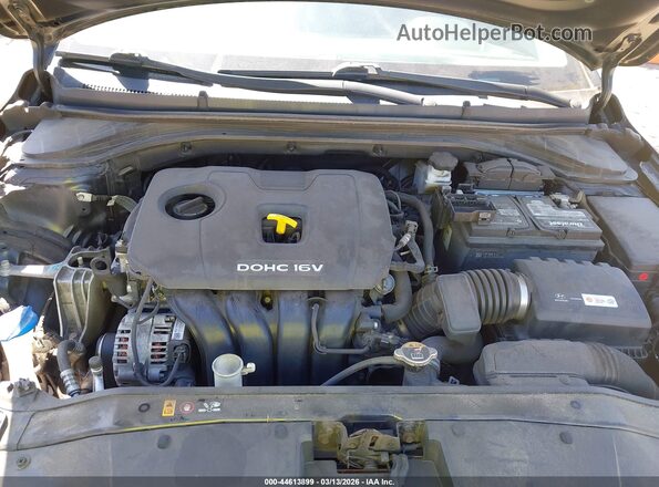 5NPD74LF0JH363455 2018 HYUNDAI ELANTRA Black Вид ззаду