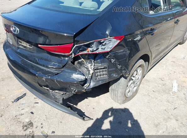 5NPD74LF0JH363455 2018 HYUNDAI ELANTRA Black Вид спереду