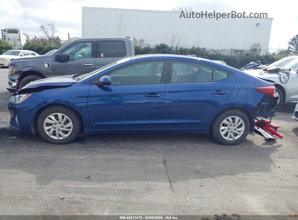 5NPD74LF0LH594536 2020 HYUNDAI ELANTRA Blue Widok wnętrza 360 stopni