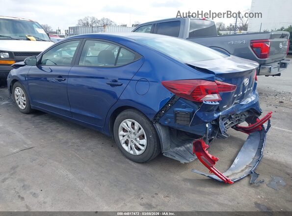 5NPD74LF0LH594536 2020 HYUNDAI ELANTRA Blue Tył lewy